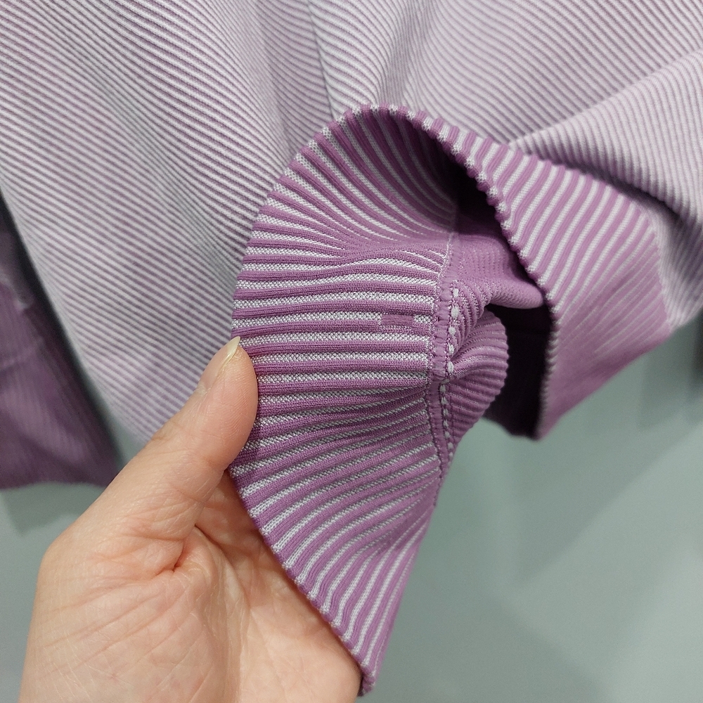 Lululemon Restless Pullover Diagonal Rib Wisteria… - image 7